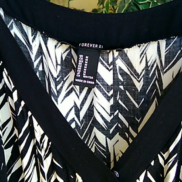 Forever 21 Black and White Jumpsuit - Picture 8 of 8